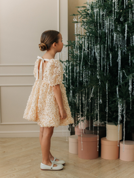 Платье "Camellia", Молоко