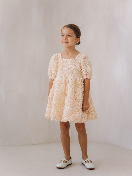 Платье "Camellia", Молоко