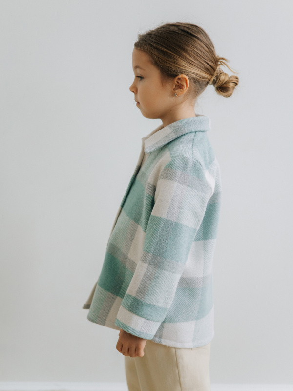 Теплая рубашка, Мятный Теплая рубашка, Мятный