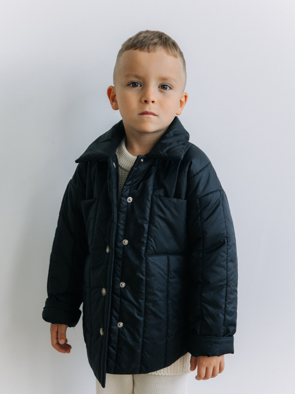 Куртка-рубашка, Черный Куртка-рубашка, Черный