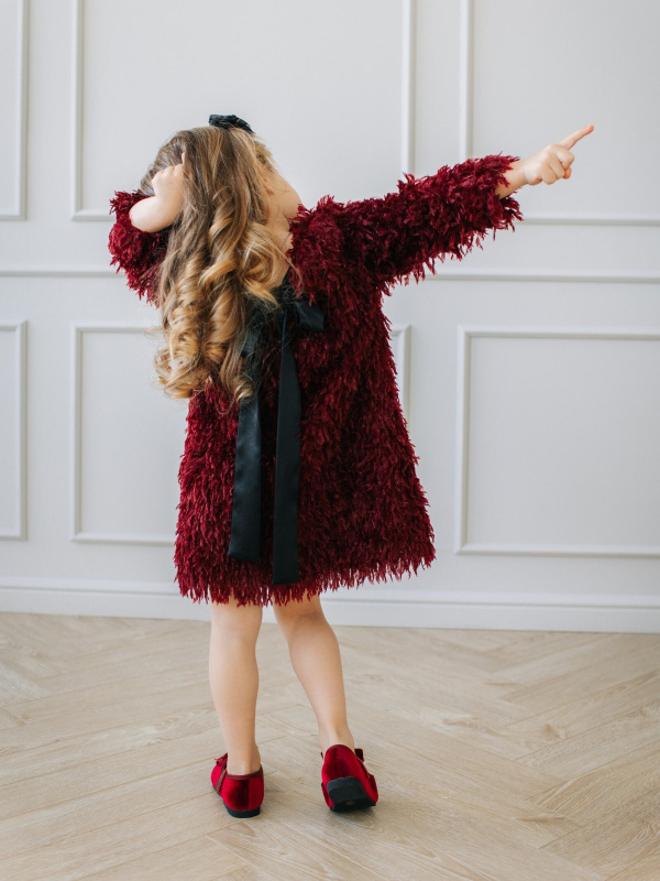 Платье "Адель", Бордовый