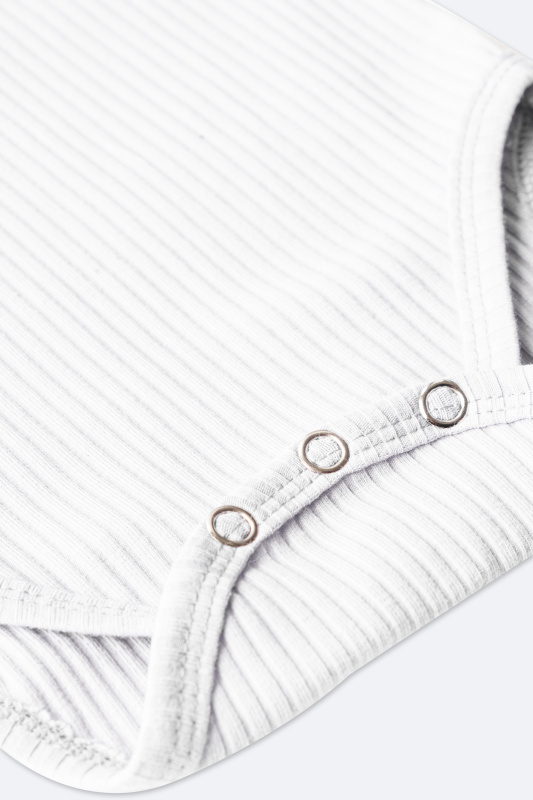 Боди лапша с длинным рукавом и крылышками, Белый