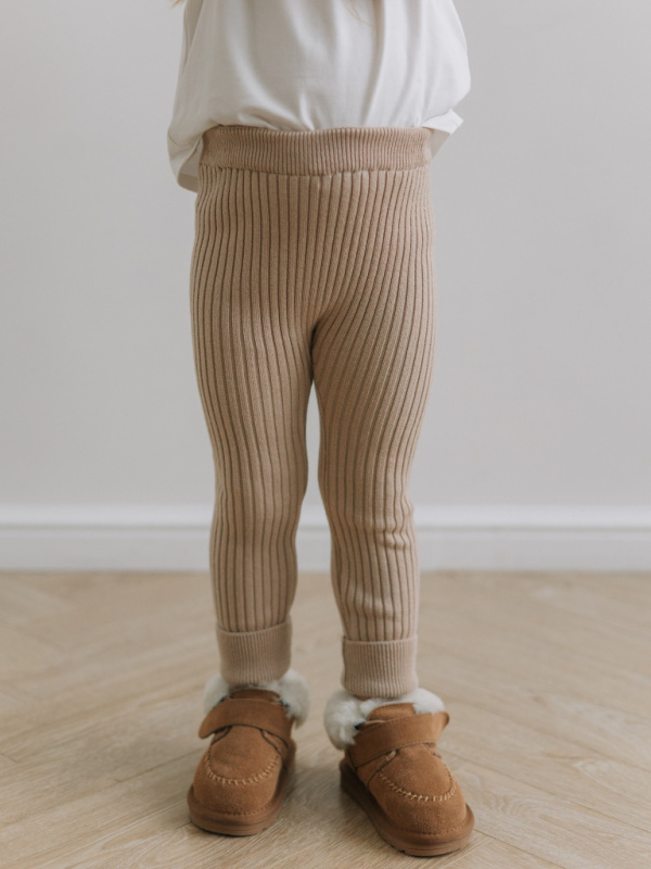 Вязаные лосины, Бежевый