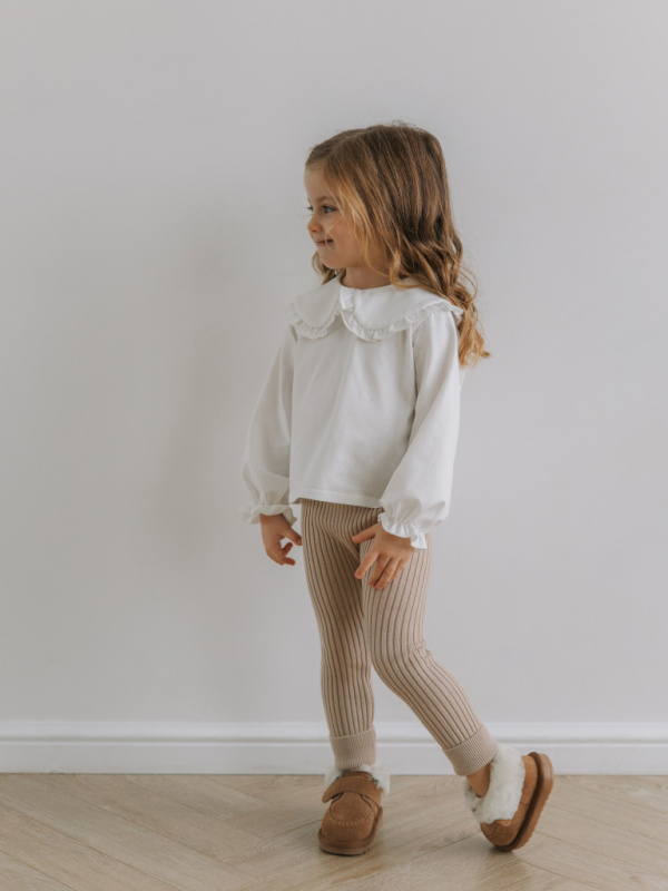 Вязаные лосины, Бежевый